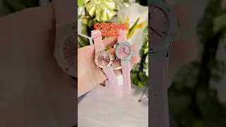 CARNIVAL 8168L d&acirc;y m&agrave;u hồng #1994swatch #donghocarnival #donghonu