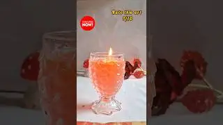 diwali special magical water candle making🕯️how to create a magical water candle💙#shorts #viral #art