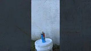 22cal pellet vs Great stuff foam can #shorts #greatstuff #pelletgun #boom