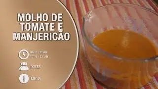 Molho de tomate e manjericão - Receita Bimby / Thermomix