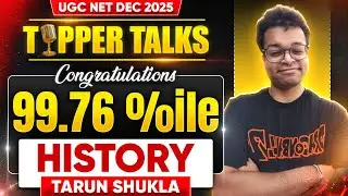 UGC NET History Topper With Tarun | UGC NET Result 2026 January Topper | UGC NET Cut Off 2026