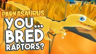 BABY VELOCIRAPTORS IN THE PARK!! | Parkasaurus (Dinosaur Park Builder Game)