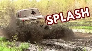 Red Ford Makes A Splash At BFE Mud Bog Spring 2017