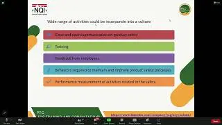 FSSC additional requirements Food safety culture  by Dr. Ahmed Sultan : lead auditor at TUV Austria