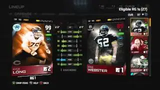 99 POSITIONAL KYLE LONG CARD REVIEW! BEST RIGHT GUARD IN MUT! MADDEN 15 ULTIMATE TEAM XBOX ONE