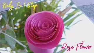 🤯Make Pretty #rose🌹#Flower only #QUILLING🌺#papercraft #Craft #quilling #diy💮 #paperrose #tutorial🌷