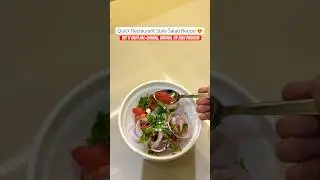 Best Indian Style Onion Tomato Salad 😍 #indiansalad #indianrecipe #shorts