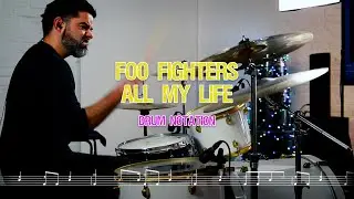 FOO FIGHTERS - ALL MY LIFE - DRUM NOTATION