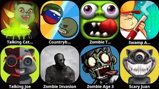 Talking Cat Leo Halloween Fun,Countryball War,Zombie Tsunami,Talking Joe,Zombie Invasion,Scary Juan