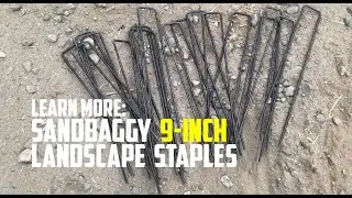 Learn More: Sandbaggy 9-Inch Landscape Staples
