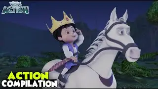 Gintu Ki Masti | 16 | Vir The Robot Boy | Action Compilation | Hindi Cartoons For Kids #spot