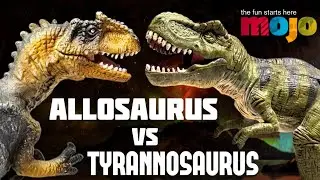 Обзоры Mojo Fun Allosaurus & Tyrannosaurus Rex!!!