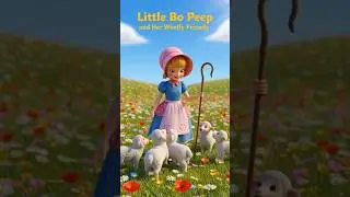 Little Bo Peep and Her Woolly Friends 🐑 | Fun Nursery Rhyme Song for Kids | 3D Cartoon Animation