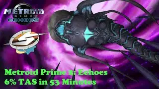 Metroid Prime 2: Echoes TAS - 6% in 00:53 (Low% Collection)