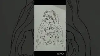 princess drawing 😍 #shorts#trending#ytshorts#viral