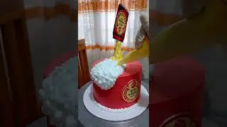 one layer cake decorating tips  #cakedecorating #trendingcake #cakedecorating #cakedecoratingtips