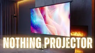 Nothing Projector 130in ALR Floor Rising Screen Demo - VLOG | Hisense L9Q UST