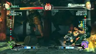 Super Street Fighter IV AE - sitamachi00 (Cody) Vs Y SaW (Cammy)