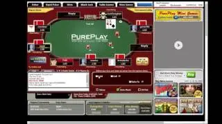 PurePlay Poker Freeroll MTT whilst drunk