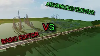 Building The Multi Launch Coaster In The Basic Editor VS The Advanced Editor | Roblox TPT2