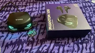 Wings phantom 500 Gaming earbuds unboxing and first look