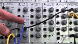 Doepfer A196 PLL- Experiments with the Phase Locked Loop-VCO and Phase Comparator Part Two