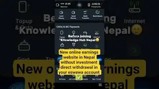 Best Learning & Earning App in Nepal 2025 | Withdraw to eSewa  #Knowledge hub earning app