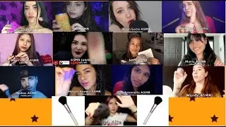 ASMR en espa&ntilde;ol ✨ PASS THE BRUSH con amigos ✨ MEGA colaboraci&oacute;n