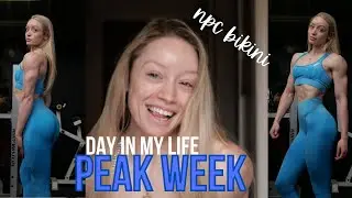 Bikini Bodybuilder PEAK WEEK Vlog Pt. 2 | Prep Files