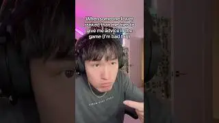When someone lower ranked than you gives you advice