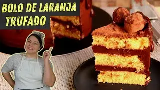 Bolo de Laranja Trufado | Priscila Piardi