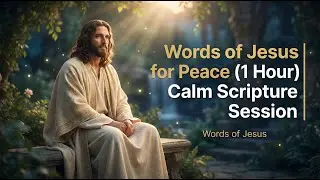 Words of Jesus for Peace 1 Hour | Calm Scripture Session | Words of Jesus Sessions