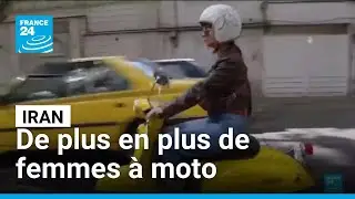 En Iran, les femmes brisent les barri&egrave;res culturelles &agrave; moto &bull; FRANCE 24
