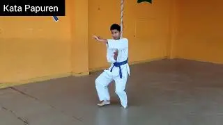 Karate New kata 2024 | Kata Papuren Practice #gkrkarate #karate #grading #karatekata#papuren