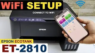 Настройка Epson EcoTank 2810 WiFi, подключение к беспроводной сети.
