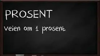 Veien om 1 prosent