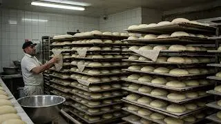Incredible Bakers at Work! 10 Types of Bread Made Daily - Full Breadmaking Process