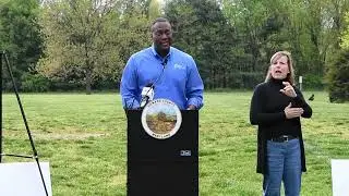 County Executive Calvin Ball Unveils New Design for East Columbia Library Park 4-25-2024