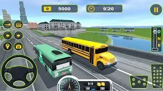 School bus driving 2017 2021-Gameplay Walkthrough Part 1 (Android, iOS)