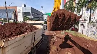 Da escavação até a base #automobile #xcavator #escavadeirahidraulica 