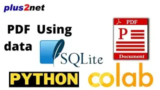 Creating PDF in Colab Platform using SQLite Database table data with image #colab #pdf #sqlite