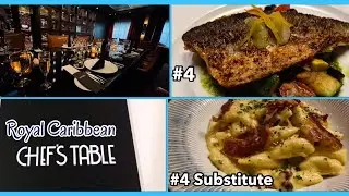 Chef&rsquo;s Table Menu & Food Pics + Alternative Dishes / Substitutions| Royal Caribbean