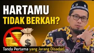 AWAS !! Tanda Pertama Harta Tidak Berkah yang Jarang Disadari #youtubemsr7