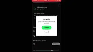 How to END REMOTE GROUP SESSION IN SPOTIFY?