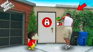 GTA 5 : Franklin And Shinchan Got Locked Out of Franklin's House in GTA 5 Telugu | #gta5