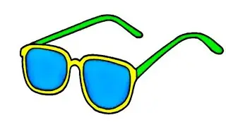 how to draw sun glasses drawing easy coloring painting specs very easy drawing cute drawing tutorial