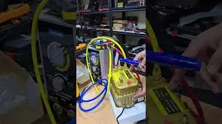 AC air pressure pump and vacume dual purpose freion Gas machine Dubai UAE