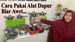 Jangan Asal Beli Panci Set Di Pasaran // panci stainless 12 pcs // Cara Merawat Panci - PART 1