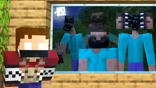 Surviving THE IMITATORS mod in Minecraft🦠👤