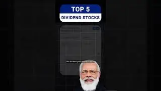 5 Best Dividend Stocks 2024 /High Dividend Paying Stock in India #stockmarket  #trending #AnshTrader